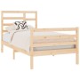 Solid wood bed frame 75x190 cm by , Beds and slatted bases - Ref: Foro24-3105820, Price: 98,05 €, Discount: %