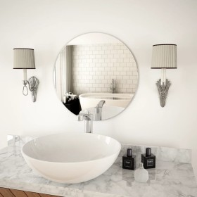 Round glass wall mirror 50 cm by vidaXL, Mirrors - Ref: Foro24-245703, Price: 24,99 €, Discount: %