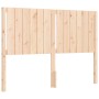 Estructura de cama con cabecero madera maciza 140x200 cm de , Camas y somieres - Ref: Foro24-3192946, Precio: 138,44 €, Descu...