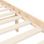 Estructura de cama con cabecero madera maciza de , Camas y somieres - Ref: Foro24-3193561, Precio: 87,31 €, Descuento: %