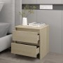 Mesita de noche madera ingeniería roble Sonoma 45x34,5x44,5 cm de vidaXL, Mesitas de noche - Ref: Foro24-809851, Precio: 47,3...