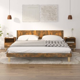 Nightstands 2 units smoked oak color 40x35x47 cm by vidaXL, Nightstands - Ref: Foro24-817298, Price: 48,35 €, Discount: %