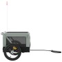 Bicycle pet trailer, iron frame, Oxford fabric in gray and black. by , pet strollers - Ref: Foro24-93916, Price: 98,20 €, Dis...