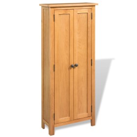 Solid oak wood storage cabinet 50x22x122 cm by , Lockers and storage cabinets - Ref: Foro24-244212, Price: 264,99 €, Discount: %