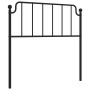 Black metal headboard 100 cm by , Headboards and footboards - Ref: Foro24-373916, Price: 22,99 €, Discount: %