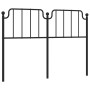 Cabecero de metal negro 150 cm de , Cabeceros y pies de cama - Ref: Foro24-373921, Precio: 32,99 €, Descuento: %