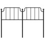 Black metal headboard 150 cm by , Headboards and footboards - Ref: Foro24-373921, Price: 34,67 €, Discount: %