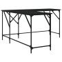 Engineered wood black desk 149x149x75 cm by , Desks - Ref: Foro24-837582, Price: 79,58 €, Discount: %