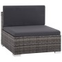 8-piece garden sofa set and gray synthetic rattan cushions by vidaXL, Garden sets - Ref: Foro24-44421, Price: 640,31 €, Disco...