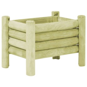 Arriate de madera de pino impregnada 60x40x42 cm de vidaXL, Maceteros y jardineras - Ref: Foro24-45176, Precio: 38,01 €, Desc...