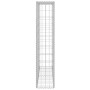 Gabion wall with galvanized steel covers 80x20x100 cm by vidaXL, fence panels - Ref: Foro24-143577, Price: 54,87 €, Discount: %