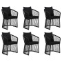 7-piece garden dining set with black cushions by , Garden sets - Ref: Foro24-3099188, Price: 1,00 €, Discount: %