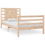 Estructura de cama madera maciza de pino 75x190 cm de , Camas y somieres - Ref: Foro24-3104243, Precio: 102,15 €, Descuento: %