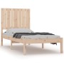 Estructura de cama madera maciza 75x190 cm de , Camas y somieres - Ref: Foro24-3104373, Precio: 90,15 €, Descuento: %