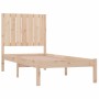 Estructura de cama madera maciza 75x190 cm de , Camas y somieres - Ref: Foro24-3104373, Precio: 90,15 €, Descuento: %