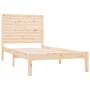 Solid wood bed frame 100x200 cm by , Beds and slatted bases - Ref: Foro24-3104598, Price: 105,66 €, Discount: %