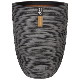 Capi Vase Nature Rib elegant niedrig anthrazitgrau 46x58 cm KOFZ783 von Capi, Töpfe und Pflanzgefäße - Ref: Foro24-424230, Pr...