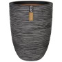 Capi Vase Nature Rib elegant low anthracite gray 46x58 cm KOFZ783 by Capi, Pots and planters - Ref: Foro24-424230, Price: 151...