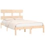 Solid wood bed frame 180x200 cm by , Beds and slatted bases - Ref: Foro24-3104688, Price: 126,92 €, Discount: %