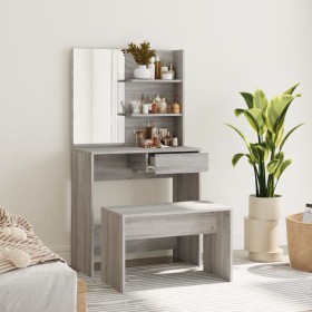 Sonoma gray vanity set 74.5x40x141 cm by , Bedroom Dressers - Ref: Foro24-3114145, Price: 93,99 €, Discount: %