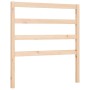 Single bed frame with solid wood headboard by , Beds and slatted bases - Ref: Foro24-3191866, Price: 80,49 €, Discount: %