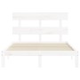 Estructura de cama con cabecero madera maciza blanco 140x200 cm de , Camas y somieres - Ref: Foro24-3193532, Precio: 133,35 €...