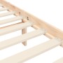 Estructura de cama con cabecero madera maciza de , Camas y somieres - Ref: Foro24-3193496, Precio: 84,99 €, Descuento: %