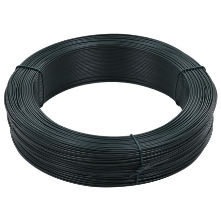 Barbed wire for fencing, blackened green steel, 250 m, 1.6/2.5 mm by vidaXL, Accessories for gates and fences - Ref: Foro24-1...