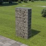 Gabion wall with galvanized steel covers 50x20x100 cm by vidaXL, fence panels - Ref: Foro24-143576, Price: 44,41 €, Discount: %