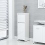 Bathroom furniture set 3 pieces glossy white engineered wood by , Bathroom furniture - Ref: Foro24-3056931, Price: 119,41 €, ...