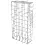 Gabion wall with galvanized steel covers 50x20x100 cm by vidaXL, fence panels - Ref: Foro24-143576, Price: 44,41 €, Discount: %