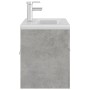 Concrete gray engineered wood cabinet with sink by , bathroom vanities - Ref: Foro24-3071292, Price: 277,36 €, Discount: %