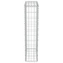 Gabion wall with galvanized steel covers 50x20x100 cm by vidaXL, fence panels - Ref: Foro24-143576, Price: 44,41 €, Discount: %