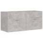 Concrete gray engineered wood cabinet with sink by , bathroom vanities - Ref: Foro24-3071301, Price: 285,99 €, Discount: %