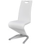 Dining chairs 2 units white synthetic leather by , dining chairs - Ref: Foro24-241296, Price: 237,95 €, Discount: %