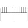 Cabecero de metal negro 193 cm de , Cabeceros y pies de cama - Ref: Foro24-373924, Precio: 31,54 €, Descuento: %