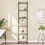 Bookcase with 6 shelves engineered wood Sonoma oak 40x30x188 cm by , Bookcases and shelves - Ref: Foro24-837643, Price: 61,59...