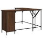 Brown oak engineered wood desk 141x141x75 cm by , Desks - Ref: Foro24-837601, Price: 94,03 €, Discount: %