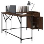 Brown oak engineered wood desk 141x141x75 cm by , Desks - Ref: Foro24-837601, Price: 94,03 €, Discount: %