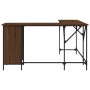 Brown oak engineered wood desk 141x141x75 cm by , Desks - Ref: Foro24-837601, Price: 94,03 €, Discount: %