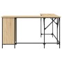 Escritorio madera de ingeniería roble Sonoma 141x141x75 cm de , Escritorios - Ref: Foro24-837598, Precio: 97,96 €, Descuento: %