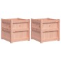 Garden planters 2 units solid Douglas wood by , Pots and planters - Ref: Foro24-837421, Price: 86,71 €, Discount: %