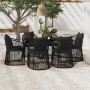 7-piece garden dining set with black cushions by , Garden sets - Ref: Foro24-3099194, Price: 1,00 €, Discount: %