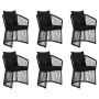 7-piece garden dining set with black cushions by , Garden sets - Ref: Foro24-3099194, Price: 1,00 €, Discount: %