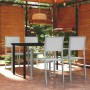 White 5-Piece Garden Dining Set by , Garden sets - Ref: Foro24-3099259, Price: 304,69 €, Discount: %