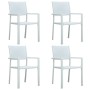 White 5-Piece Garden Dining Set by , Garden sets - Ref: Foro24-3099259, Price: 304,69 €, Discount: %