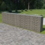 Gabionenwand mit verzinkten Stahlabdeckungen 600x50x150 cm von vidaXL, Zaunpaneele - Ref: Foro24-143582, Preis: 343,41 €, Rab...