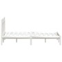 Estructura cama doble pequeña madera maciza blanco 120x190 cm de , Camas y somieres - Ref: Foro24-3100560, Precio: 118,16 €, ...