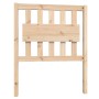 Solid pine wood bed frame 75x190 cm by , Beds and slatted bases - Ref: Foro24-3103893, Price: 83,99 €, Discount: %