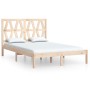 Solid pine wood bed frame 160x200 cm by , Beds and slatted bases - Ref: Foro24-3104008, Price: 121,40 €, Discount: %